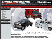 Tablet Screenshot of discountwheelsimulators.com